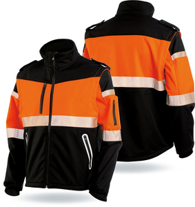 Reflective <b>Jacket</b> For Construction <b>Workers</b> High Visibility Safety Clothing With Functional Design - Product Image 4