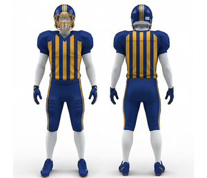 Fabricante de Camisetas de Fútbol Americano Sublimadas Personalizadas, Proveedor de Uniformes de Equipo OEM |   Ropa Deportiva Transpirable de Poliéster - Product Image 1