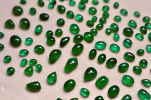 Esmeralda Natural Swat Cabujón, Gema Suelta de Alta Calidad, Esmeralda Verde Cabujón, Lote al por Mayor - Product Image 4