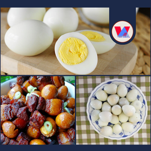 HUEVOS DE CODORNIZ ENLATADOS ECOLÓGICOS DE 15 oz EN SALMURAS, HUEVOS DE CODORNIZ ENTREGOS Y PELADOS LISTOS PARA COMER, IDEALES PARA HOTPOT, RAMEN, SOPA, BAOZI Y SNACKS - Product Image 4
