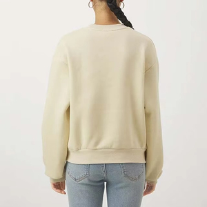 Premium Quality New Design Women's 100% Cotton Fleece <b>MOCK</b> <b>Neck</b> Turtle <b>Neck</b> Streetwear Sweatshirt wholesale rate yuor own logo - Product Image 5