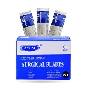 Kit de Limpieza para Dermaplaning con 100 Cuchillas de Bisturí N.° 21, Mango de Bisturí Metálico N.° 4 y Cuchilla Hemostática para Extracción, Estériles - Product Image 5