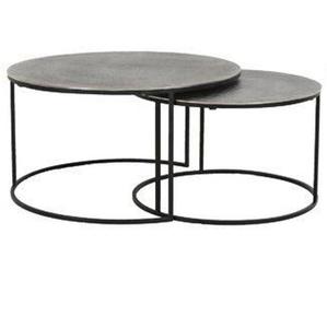 New Trending Elegant Golden Round Metal Accent Coffee <b>Table</b> <b>Space</b>-<b>Saving</b> Decorative <b>Table</b> for Living Room - Product Image 4