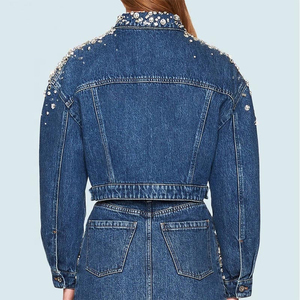 Chaqueta de Cuero Personalizable con Cuentas de Cristal para Hombre, Transpirable, de Secado Rápido, Manga Larga, para Todas las Temporadas - Product Image 6