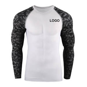 Camiseta de Manga Larga con Protección Solar de Secado Rápido, Camiseta de Compresión en Varios Colores, Camiseta Interior de Compresión para Hombre - Product Image 2