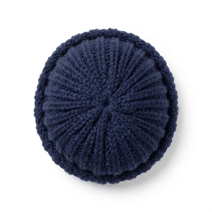 Whole <b>Sale</b> Unisex Ribbed <b>Knit</b> Beanie Hat Solid Color Winter Cap <b>Machine</b> <b>Knitted</b> Acrylic Casual Outdoor Travel 56-58CM Adult - Product Image 3