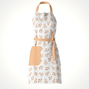 Tablier de cuisine en coton, cadeau pour femmes et hommes, tablier de cuisson réglable avec poches pour les chefs à domicile - Product Image 1