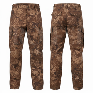 Whole Sale Cheap Price Camouflage <b>Cargo</b> Pants <b>Men</b> Outdoor Workwear Multi Pocket Casual Utility Comfortable Custom Design Pants - Product Image 4