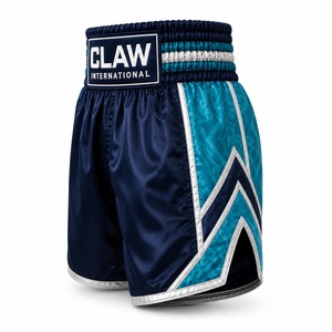 Shorts de MMA et de kick-boxing unisexe en polyester et élasthanne, extensibles, respirants et confortables, personnalisables, vente en gros - Product Image 2