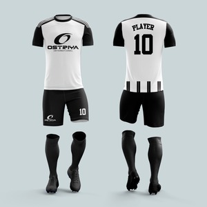 Créez Votre Propre Tenue d'Équipe : Maillots de Football Unisexe Imprimés par Transfert Thermique 220g, Coupe Courte, Fournisseur de Haute Qualité - Product Image 1