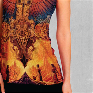 เสื้อกล้ามออกกำลังกายผู้หญิง ผ้าฝ้าย 100% ระบายอากาศ แห้งเร็ว เป็นมิตรกับสิ่งแวดล้อม สวมใส่สบาย เหมาะสำหรับฟิตเนส ยิม บริการ OEM พิมพ์ลายดิจิตอลด้านหน้า - Product Image 5