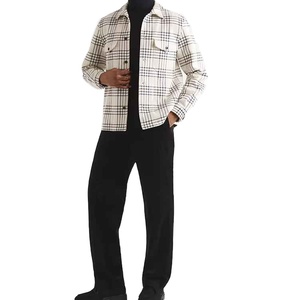 Camisa de franela ligera de alta calidad para verano, camisa a cuadros de algodón cepillado fino, manga larga, ropa informal de verano para hombre - Product Image 3
