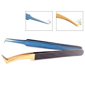 La pointe en fibre de points pointus lisses assure un contrôle parfait, idéal pour choisir des extensions de cils ultra légères de 0.03mm à 0.07mm - Product Image 2