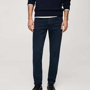 Pantalones Vaqueros Cargo Personalizados en Oferta, Pantalones Vaqueros Rotos con Múltiples Bolsillos, Corte Ajustado Informal, Lavado Informal, Pantalones Vaqueros Rectos para Hombre - Product Image 2