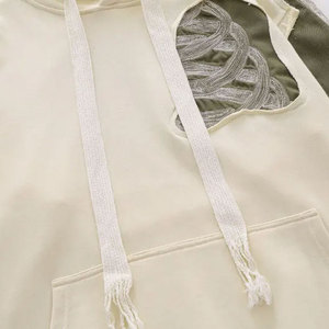 เสื้อฮู้ดดี้แบบเรียบหนา 500gsm สไตล์วินเทจทำสีพิเศษ สีพื้น ไม่ซ้ำใคร สำหรับผู้ชาย ขายส่งราคาดีที่สุดประจำปี 2026 - Product Image 5