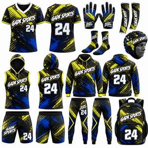 Ensemble d'uniformes de football 7 contre 7 avec tissu léger et confort athlétique de niveau professionnel, uniforme de football 7 contre 7 personnalisé - Product Image 5