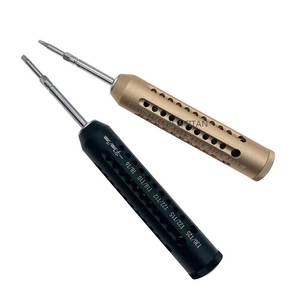 ไขควงหัวดาว ไขควงหกเหลี่ยม อุปกรณ์ผ่าตัดกระดูกและข้อ  สามารถนึ่งฆ่าเชื้อได้  ทำจากสแตนเลสสตีล  ชุดเครื่องมือที่นำกลับมาใช้ใหม่ได้ - Product Image 3