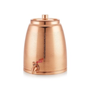 Distributeur d'eau en cuivre ATTRO avec couvercle, design martelé, grande capacité, pour usage domestique - Product Image 3