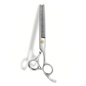กรรไกรตัดแต่งขนสุนัขแบบมืออาชีพ พร้อมใบมีดโค้งคม - Product Image 4