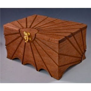 Luxury Handcrafted Wooden Jewelry <b>Box</b> Vintage Sunburst Carved Wood Gift Storage <b>Box</b> Decorative <b>Keepsake</b> Organizer Case <b>keepsake</b> - Product Image 6