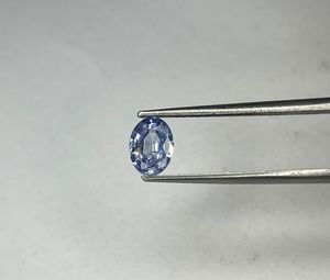 Zafiro Azul Natural Sin Calentar, Corte Ovalado, 0.70 Quilates, 6.30x4.70MM, Gema de las Minas de Ceilán, Sri Lanka, para Joyería - Product Image 2