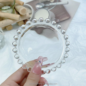 Posavasos de Plástico Estilo Art Déco, Plato de Joyería de Lujo, Bandeja para Velas y Uñas Estilo Vintage para Decoración de Bodas, Hogar u Oficina - Product Image 2