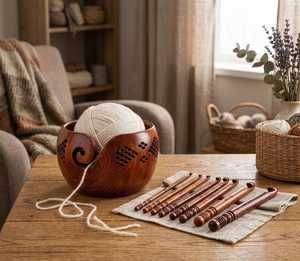 ชุดเข็มโครเชต์งานฝีมือ HASAN CRAFT ไม้ชีแชม ดีไซน์เรียบง่าย เป็นมิตรกับสิ่งแวดล้อม 13 เข็ม ทำด้วยมือ รูปทรงตามหลักสรีรศาสตร์ พกพาสะดวก - Product Image 4