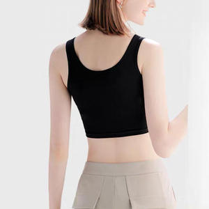 OEM 2026 High Quality Custom Women <b>Crop</b> Racerback tank <b>Top</b> Made By TRIOTAKE INDUSTRY - Product Image 4