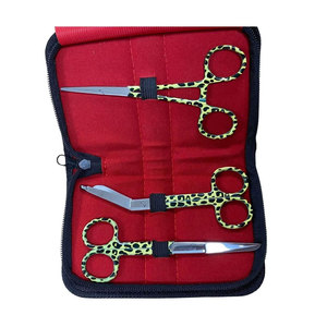 Kit d'instruments de formation en suture chirurgicale en acier inoxydable de qualité chirurgicale, certifié CE Classe II, pour la pratique de la suture par les étudiants - Product Image 2