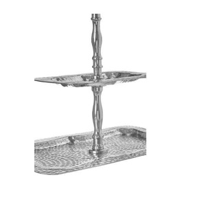 Soporte de pastel de varios niveles de aluminio metálico - Product Image 3