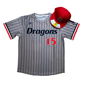 Pinstripe Baseball Jersey Men Adult Classic Style Breathable Polyester Custom Number Name Logo OEM Wholesale Factory Direct - Product Image 1