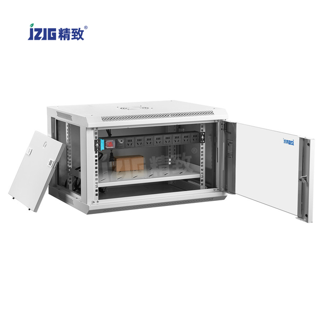 Home Network Wall Mount Cabinet with 6u Glass Door Stock Product