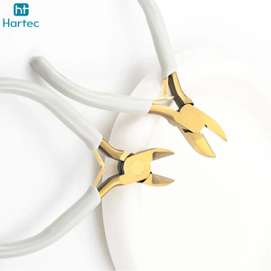 4 Pcs Premium Gold Plated Jewelry Making <b>Pliers</b> <b>Set</b> Precision Wire Cutter Round Nose Tools with White Comfort Handles - Product Image 5