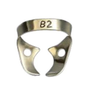 ที่หนีบยางกันน้ำลาย B2 สแตนเลสสตีล แบบใช้มือ สำหรับแยกฟันกราม จับกระชับ ใช้งานง่าย ฆ่าเชื้อได้ นำกลับมาใช้ใหม่ได้ สำหรับงานทันตกรรม - Product Image 1