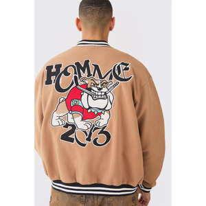 Chaqueta de Béisbol Personalizada para Hombre, Jersey de Invierno, Ropa Urbana, Logotipo Frontal Personalizado, Colores y Tallas Personalizadas, Venta al por Mayor - Product Image 1