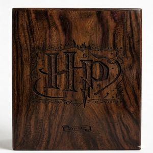 Handmade Wooden Urn <b>Box</b> Human Ashes Cremation <b>Memorial</b> Urn Brown Engraved Funeral <b>Keepsake</b> for Burial - Product Image 1