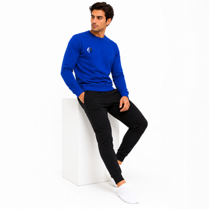 Sweat-shirt confortable pour homme, fabriqué avec un tissu doux et chaud, bordures côtelées, col classique, coutures solides et un look simple pour un style décontracté. - Product Image 6