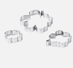 Emporte-pièces en acier inoxydable élégant et moderne, vente en gros, emporte-pièces en acier en forme de fleur, design élégant - Product Image 4