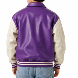 Veste universitaire personnalisée pour homme, style contrasté, confortable, pour tous les jours, style universitaire moderne, tendance inspirée, veste universitaire d'extérieur - Product Image 2