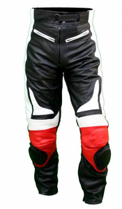 Pantalones de Motocicleta de Cuero Genuino, Resistentes al Viento, Unisex, para Carreras, Ropa Protectora Personalizada para Motociclistas, Gran Venta - Product Image 3