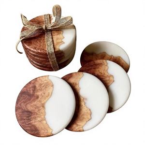 Juego de Posavasos de Resina de Lujo, Atractivo para Hoteles, Bebidas, Cocina, Hogar, Restaurante, Bodas, Fiestas, Equipamiento, Alfombrillas y Protectores - Product Image 4