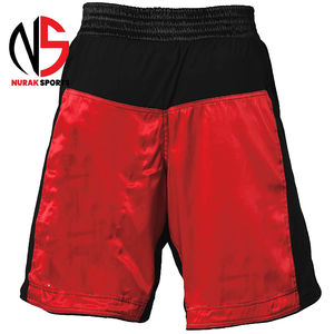 Shorts de boxe MMA personnalisés de haute qualité pour hommes, séchage rapide, respirants, en tissu Spandex/Polyester, faible MOQ, vente en gros chez Nurak 2026 - Product Image 6