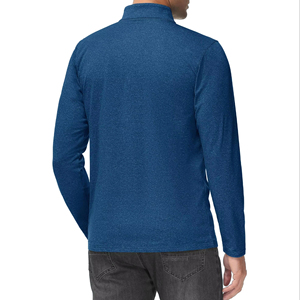 Polo de manga larga con cierre y cuello alto, ropa profesional de golf y elegante para hombre, polo transpirable de alta calidad. - Product Image 6