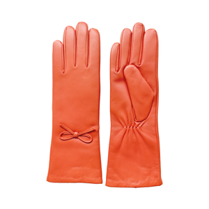 Gants d'hiver pour femmes en peau de mouton avec doublure en cachemire, tactiles, thermiques et écologiques, longueur poignet - Product Image 4