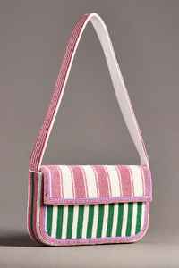 Bolso de Hombro Staud Duradero y Ligero con Cuentas, Bordado con Cuentas de Semillas, Diseño Único Hecho a Mano, Personalizable - Product Image 5