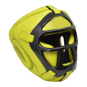 Professional Boxing <b>Head</b> Guard Safety Sparring & <b>Training</b> Gear | Pu Material Unisex Black/White Helmet for Skating - Product Image 2