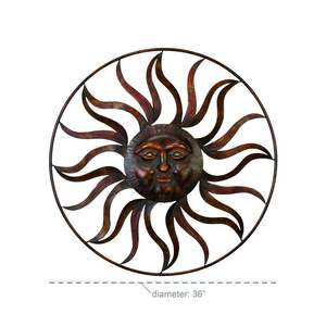 Decoración de Pared Metálica con Forma de Árbol del Dinero y Sol para Bodas y Eventos, Decoración Metálica para Colgar en la Pared de la Sala de Estar, Decoración Metálica para el Hogar - Product Image 3