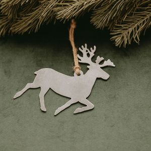 Ornement de Noël artisanal haut de gamme en métal imprimé, à suspendre, pour sapin de Noël, artisanat en métal à suspendre - Product Image 4