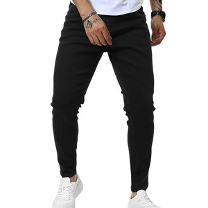High Waist Straight Lightweight Casual <b>Button</b> <b>Fly</b> Outdoor Use Best Men <b>Jeans</b> Pant Private Label in Good Quality - Product Image 2