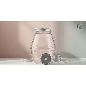 Cylinder 500ml PET <b>Plastic</b> Bottle with 52mm Aluminum Screw <b>Cap</b> OEM Juice Milk Tea Coffee Beverages From Vietnam - Product Image 6